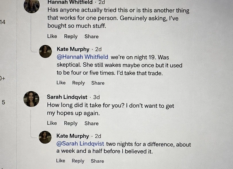 More Facebook comments from parents